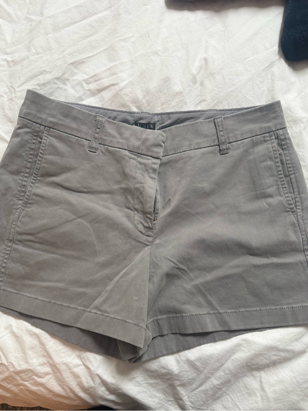 Gray J.Crew Chino Shorts size 8 NWOT